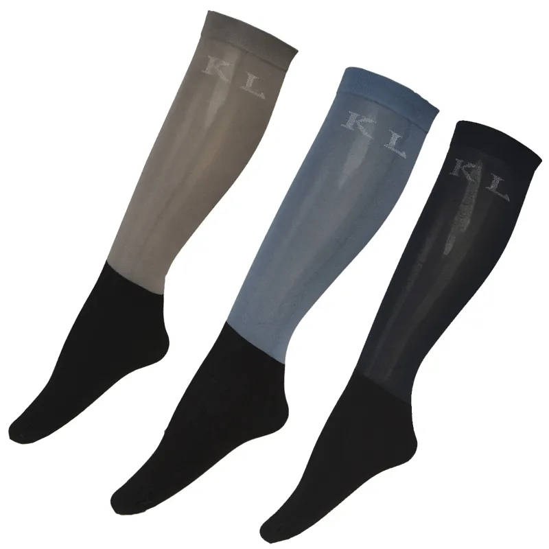 Kingsland KLbrea Unisex Show Socks - 3 Pk - Multi